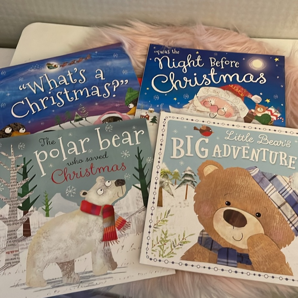 My Christmas Collection NWT. 4 Christmas stories.  Cute Box  with a handle